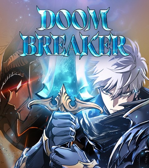 Doom Breaker cover. Official WEBTOON promotional artwork by Blue-Deep
