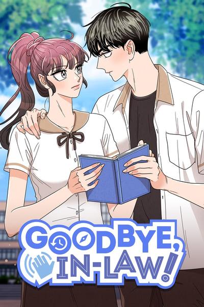 Goodbye, In-Law! cover. Official series cover Copyright Gyogyo Park / KAKAO WEBTOON Studio; source: Tapas