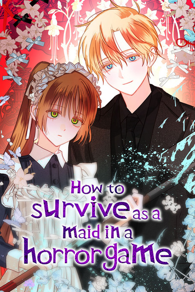 How to Survive as a Maid in a Horror Game cover. Cover: SINcere, KimYomYum, SUCH / DCCENT | Tapas